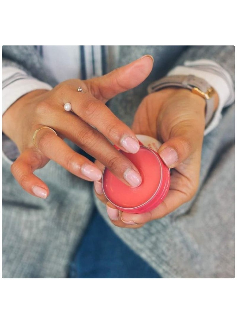 فازلين مرطب شفاه وردي (20 جم) - مرطب شفاه عميق الترطيب بزيت اللوز والورد - لشفاه ناعمة ومشرقة بلون وردي - تركيبة غير لزجة - Image 5